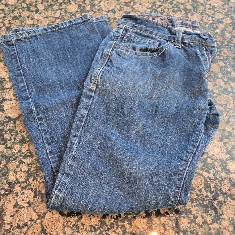 Men's Denim Blue Straight Jeans